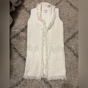 Sincerely Jules long sweater vest size XS (SW104)